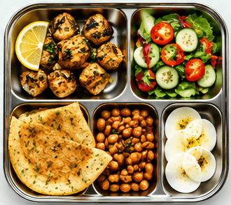 Green mint grilled chicken